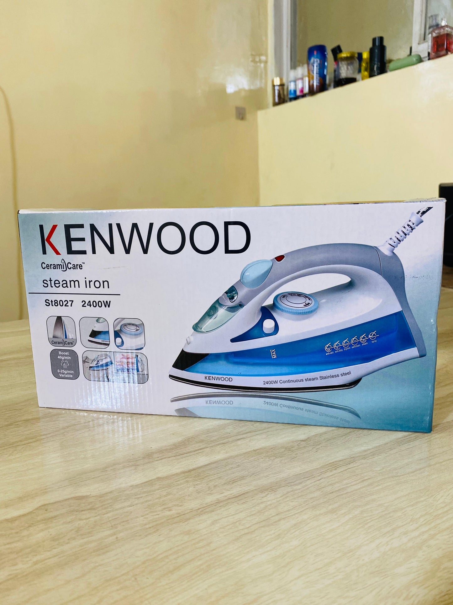 Kenwood ST8027 Steam Iron – 2400W