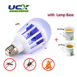 Mosquito Killer Bulb UV Light Mosquito Killer 2 in 1 LED Bulb Energy Saver 15W LED Light Mosquito Killer Lamp