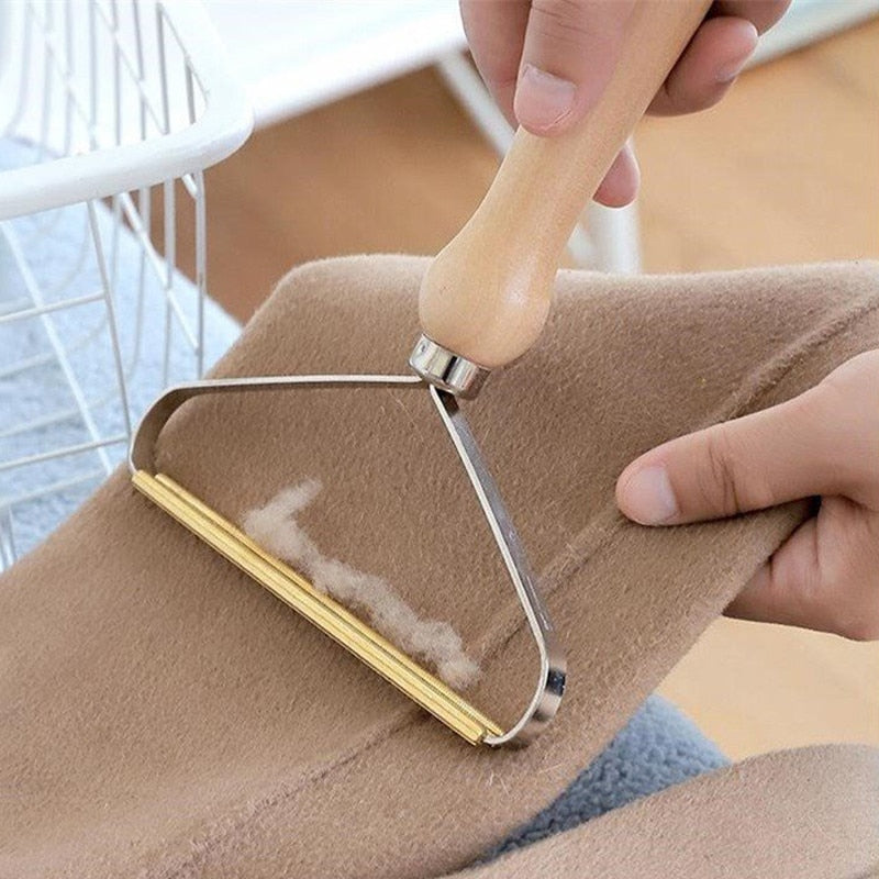 Woode lint remover Fluff Removing Roller Portable Lint Remover Fuzz Clothes Shaver