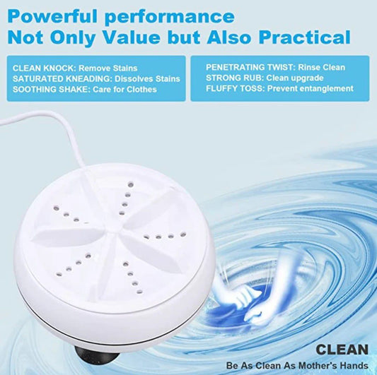 PORTABLE WASHING MACHINE ULTRASONIC TURBINE WASHER MACHINE