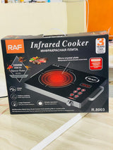 RAF Infrared Cooker - 3500 Watts - 3 plus switch - integrated Fuse - Full plate