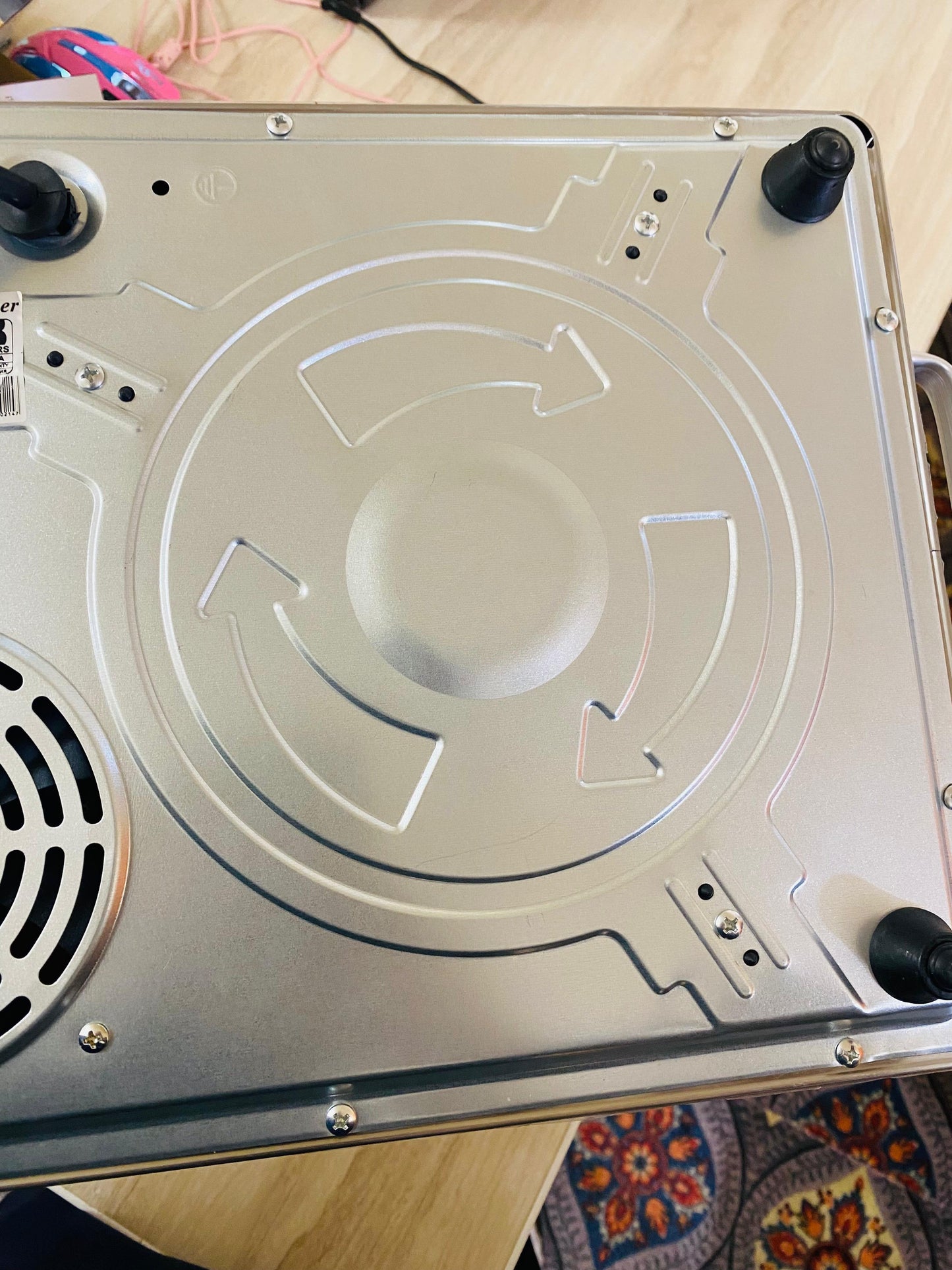 RAF Infrared Cooker - 3500 Watts - 3 plus switch - integrated Fuse - Full plate