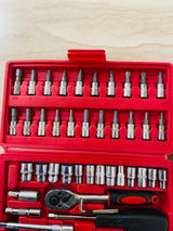 46 pcs Socket Wrench Set 1/4