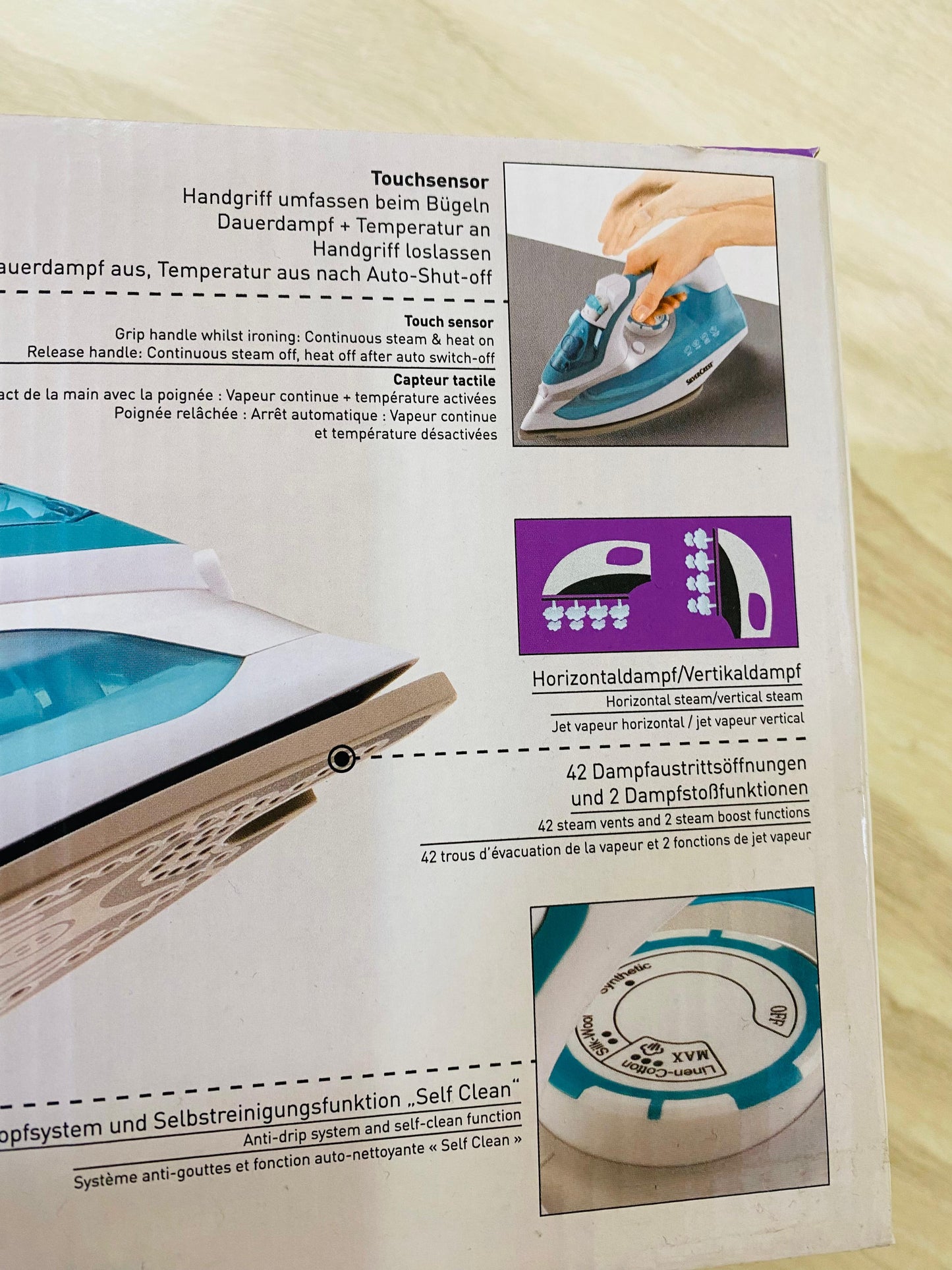 Silver Crest 2600 watts Steam Iron Made in Germany