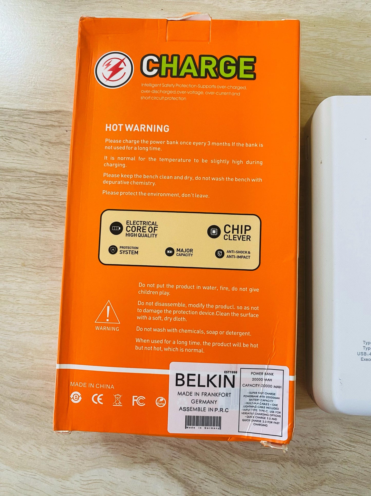 German Amazon Lot 20000 MAh Power Bank With PD super Fast Option
