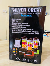 Silver Crest 2-in-1 Heavy Duty Blender – 4500W | 2L + 700ml Chopper