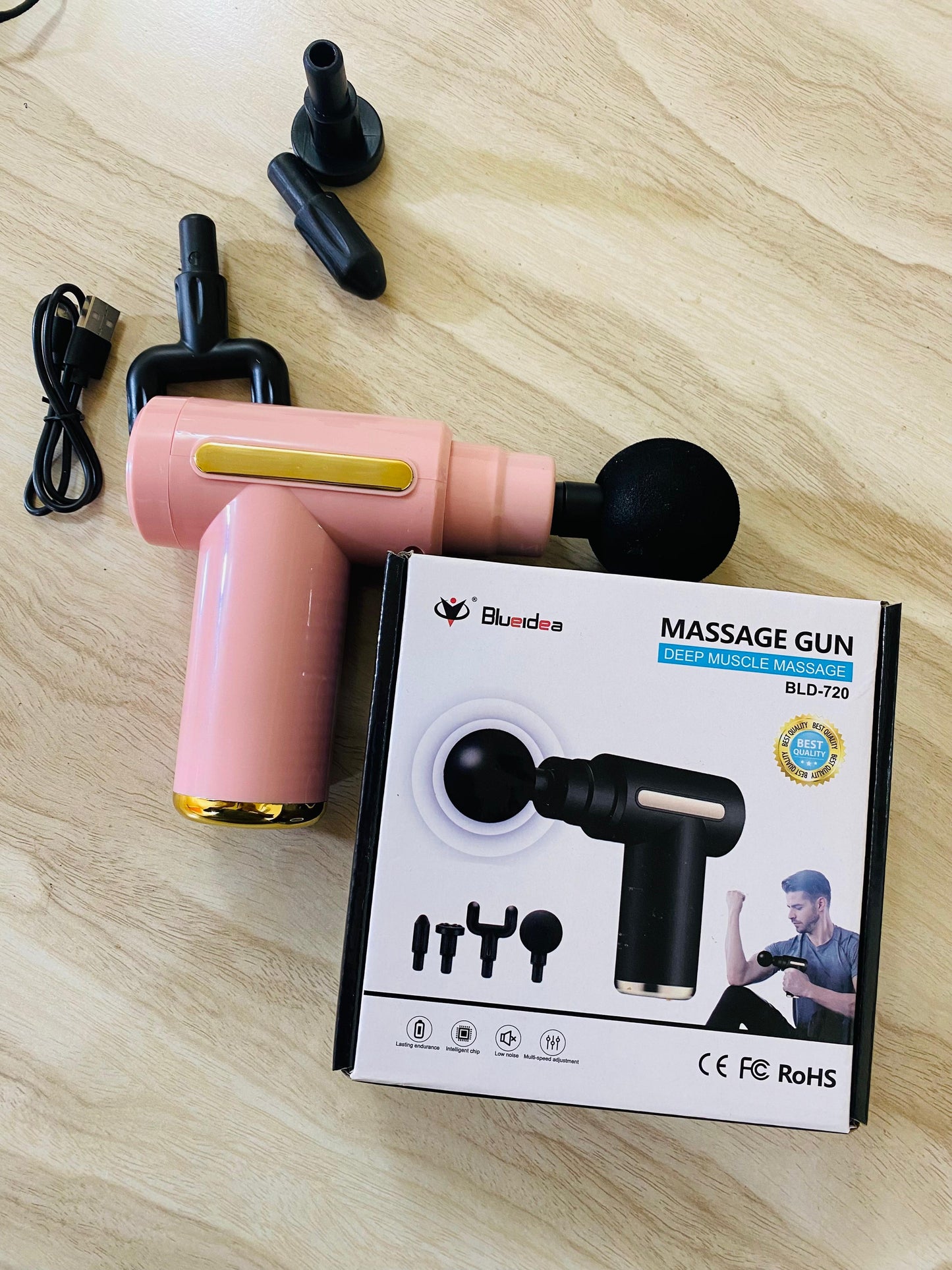 USB Mini Massage Gun Fascia Machine Muscle Relaxation Vibrating Gun Rod Massage Fitness Equipment Neck Grab Fascia Gun