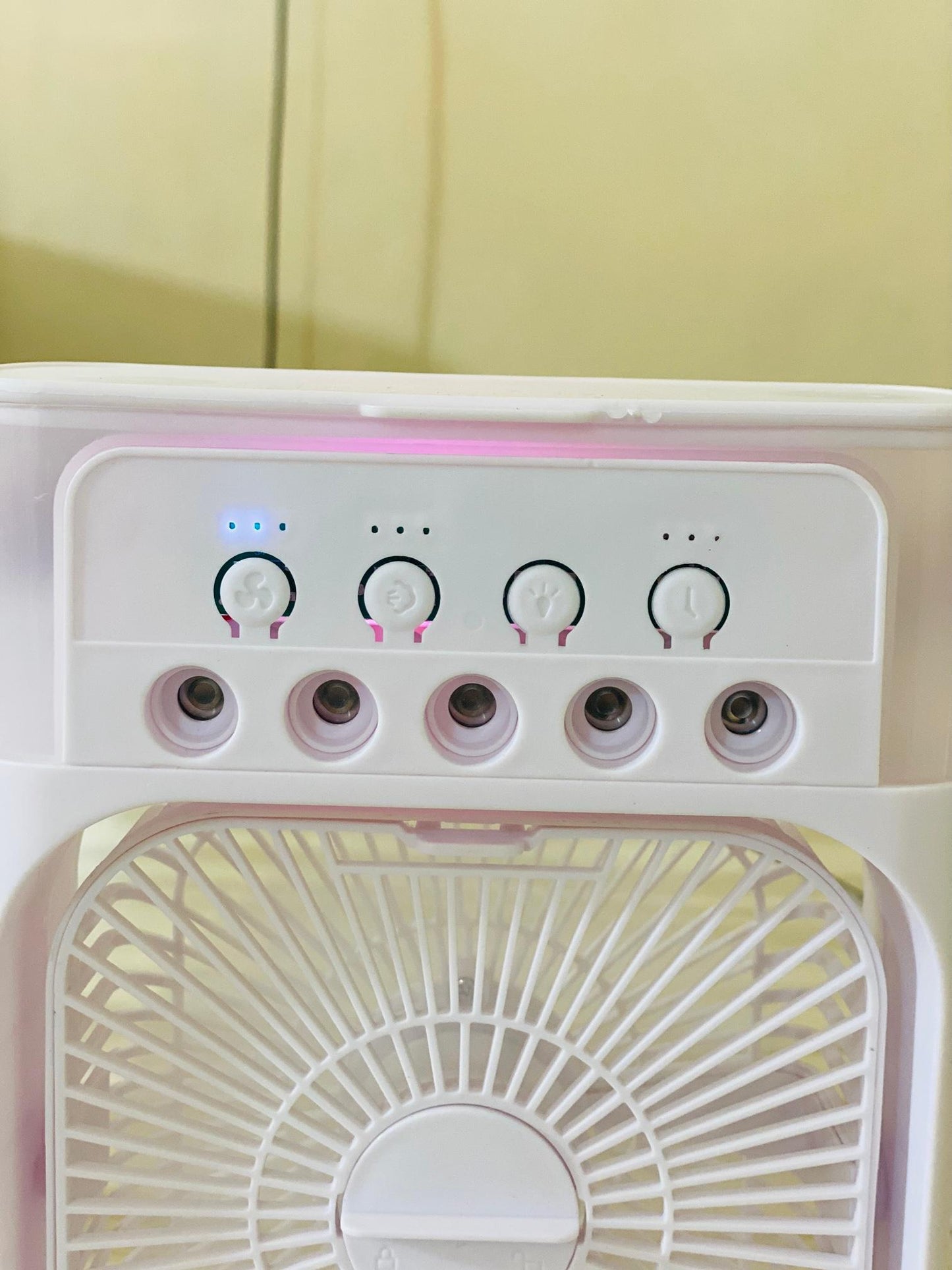 4 In 1 Fan Air Cooler with Humidifier & Night Light | Mist Fan
