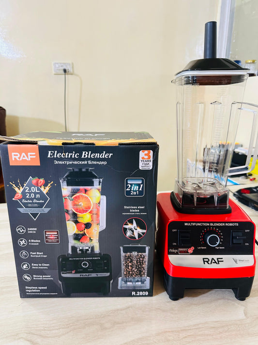 RAF 2 in 1 Juicer Blender 100% original with 3 years international warranty