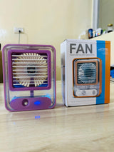 Mini Rechargeable Air Cooler with water tank and lights