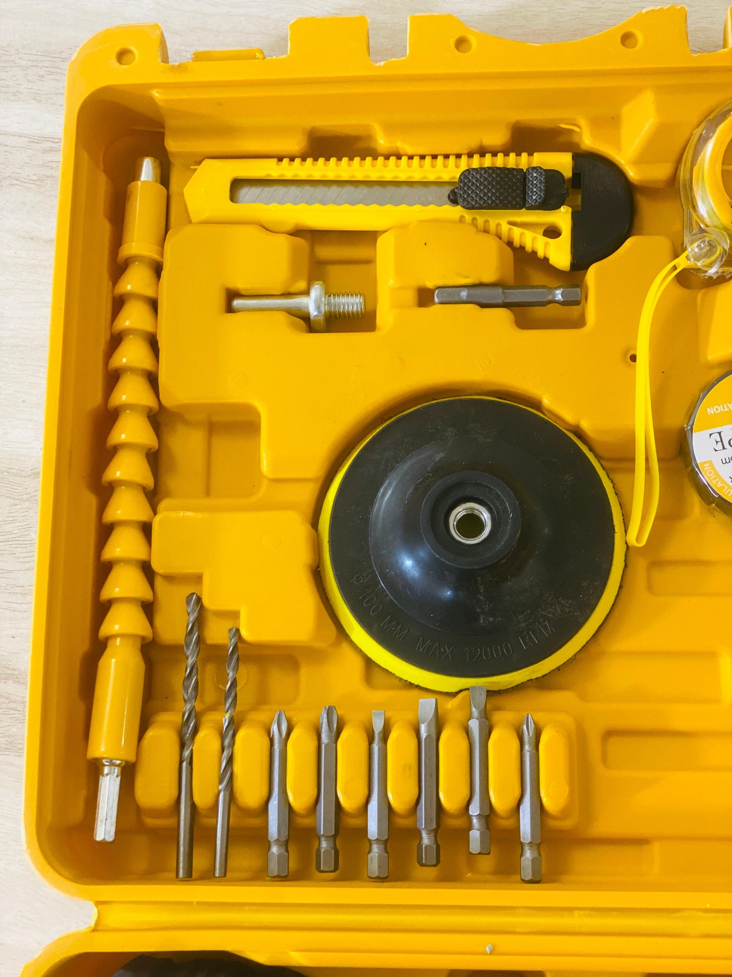 DEWALT Multi-Piece Cordless Drill Kit with Car Polisher