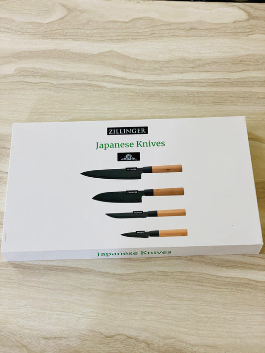 ZILLINGER Japanese Knife Set - 4 Pcs