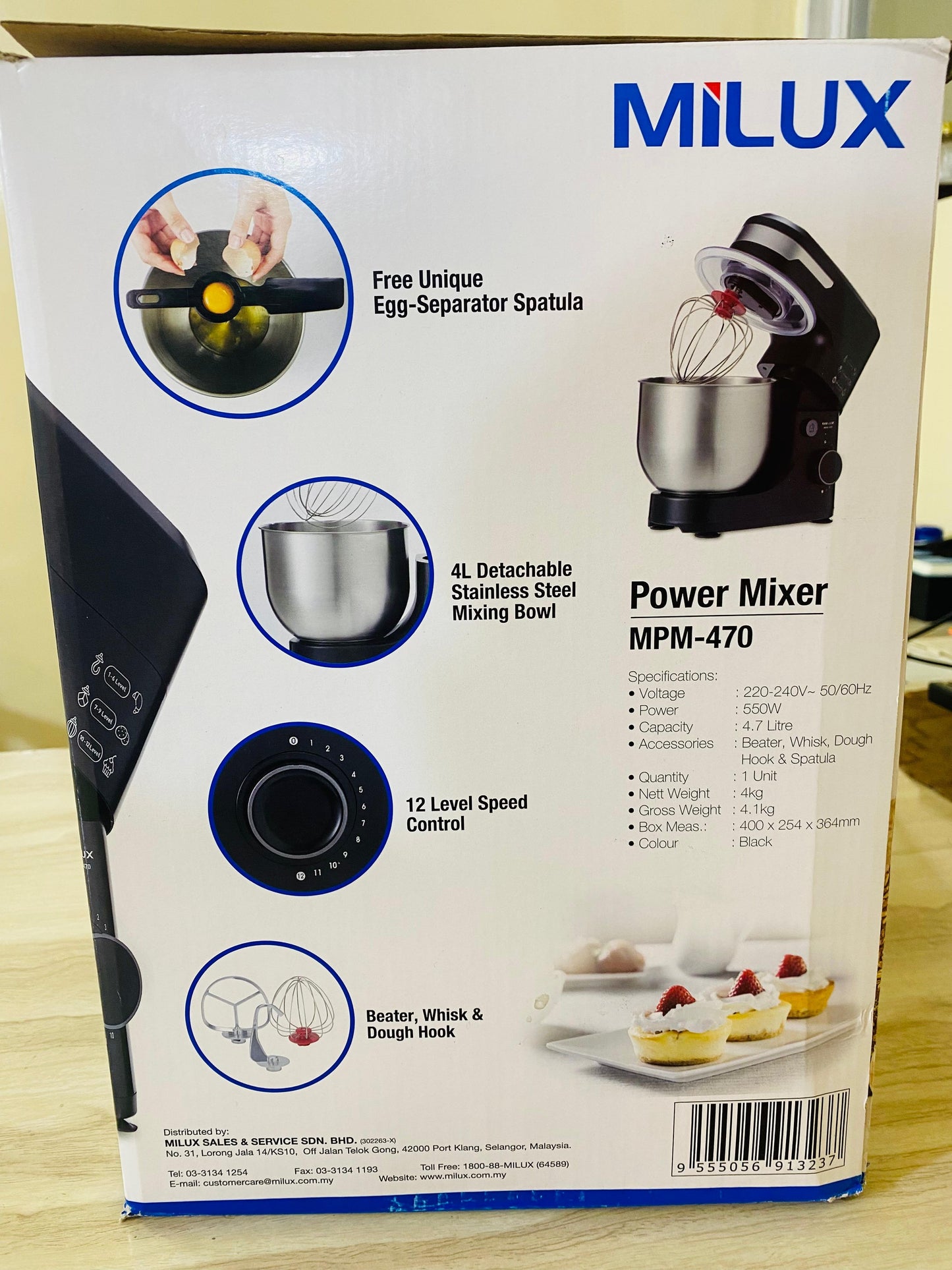 MILUX Dough Maker | Stand Mixer MPM-470