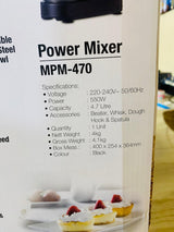 MILUX Dough Maker | Stand Mixer MPM-470