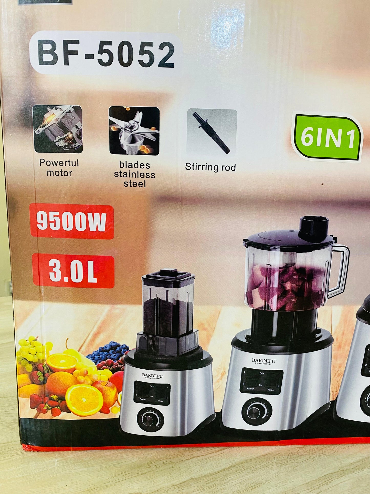 BARDEFU 6-in-1┃2.5L Multipurpose Blender