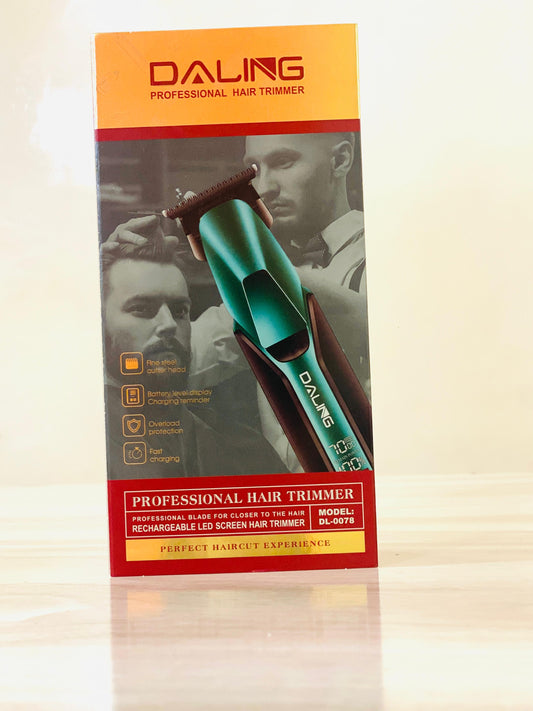 Daling Shaver DL-0078 Body Hair Cutting Machine Cordless Shaver Trimmers Barber Professional Hair Clipper Equipment