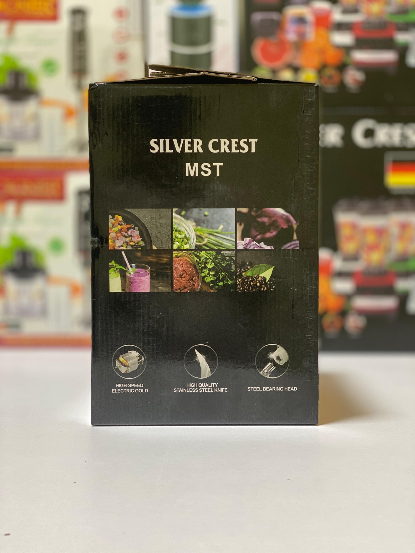 Silver Crest 3L Electric Food Chopper – SUS 304 Stainless Steel | Powerful Multi-Purpose Meat & Vegetable Grinder