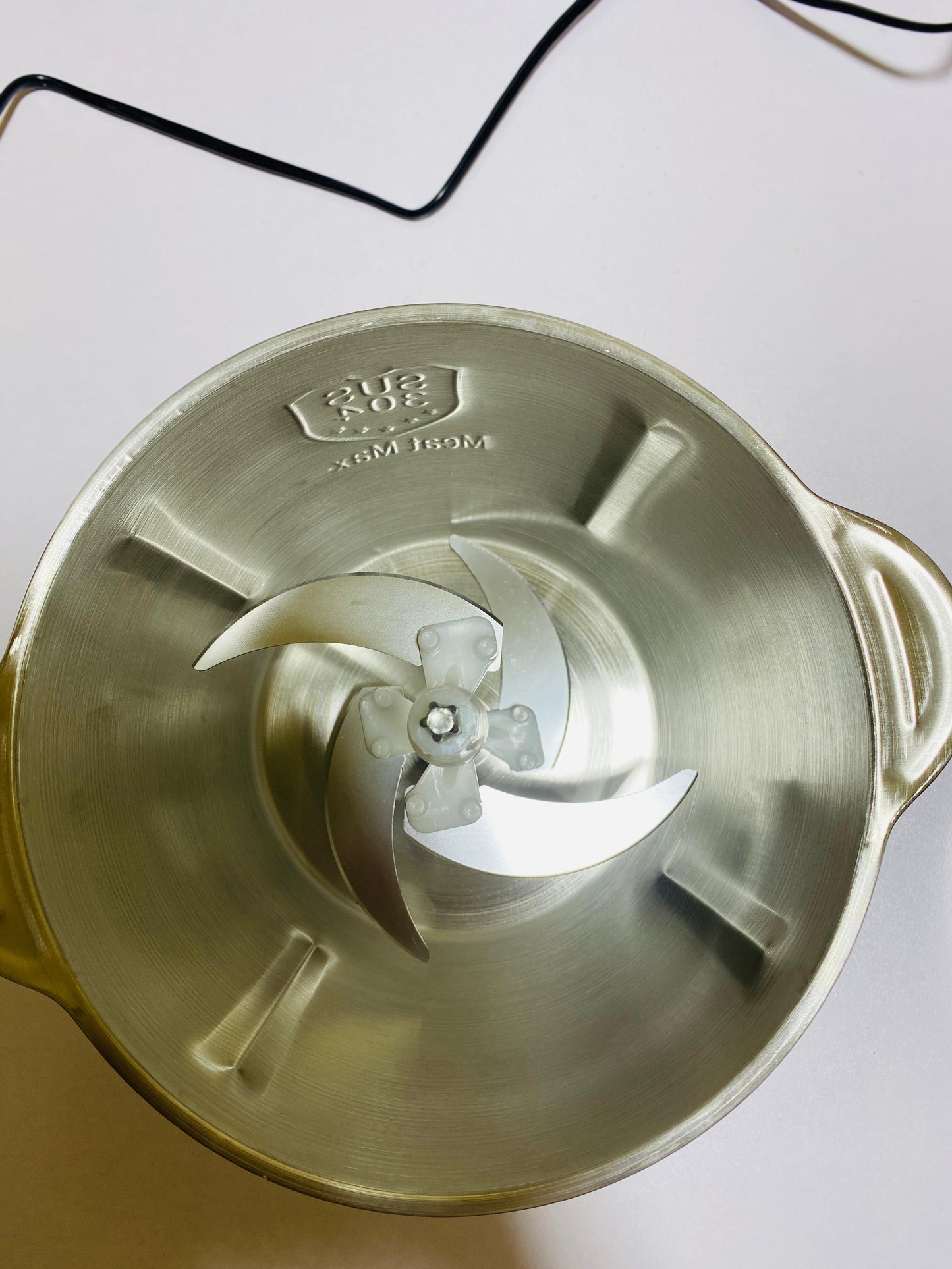 Silver Crest 3L Electric Food Chopper – SUS 304 Stainless Steel | Powerful Multi-Purpose Meat & Vegetable Grinder