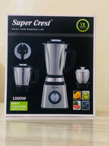 Super Crest Germany Full Steel Body 3-in-1 Electric Juicer, Chopper and Grinder Machine Heavy Duty SCT-8031
