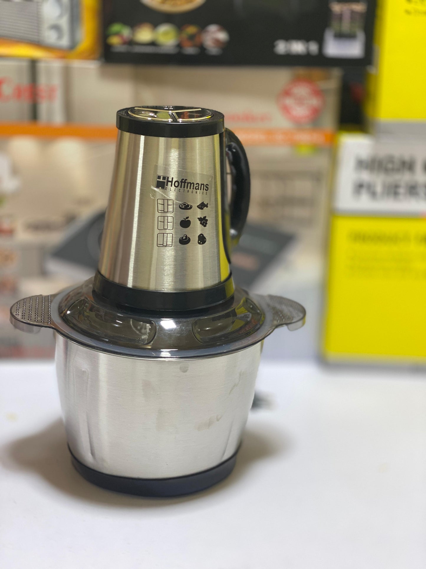 Hoffmans 3 litre Meat Chopper - SUS 304 Graded Steel - 1 year warranty