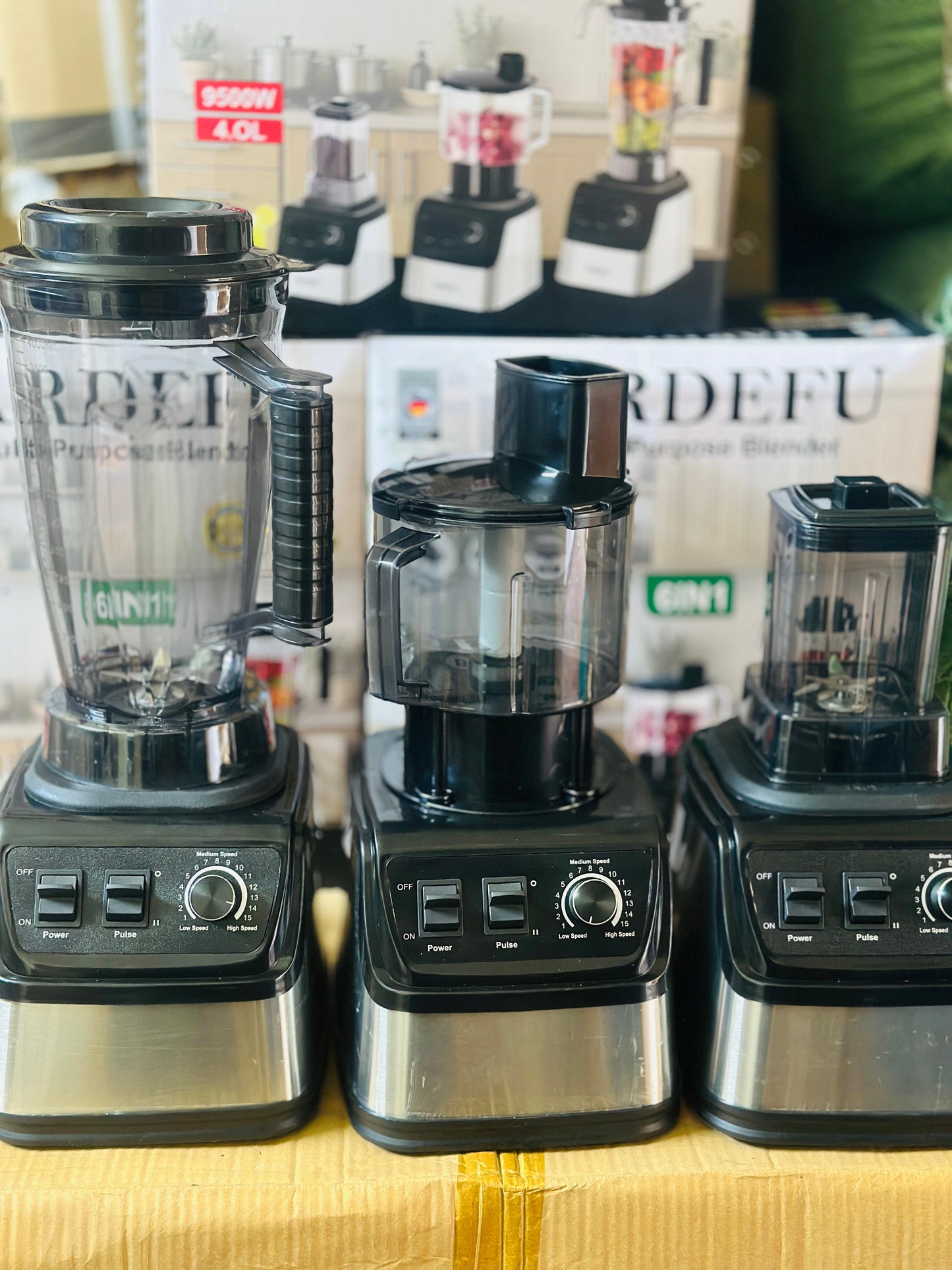 Bardefu 6 in 1 Juicer | Blender | orange presser | chopper | Grinder