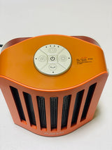 Durable heater 950W/600W Electric Heater, 3s Portable Fan Heater Fast Heating with Timer Adjustable Thermostat Personal Fan heater (Color : Orange) WooJenn