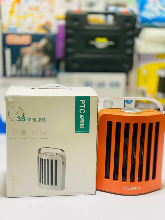 Durable heater 950W/600W Electric Heater, 3s Portable Fan Heater Fast Heating with Timer Adjustable Thermostat Personal Fan heater (Color : Orange) WooJenn