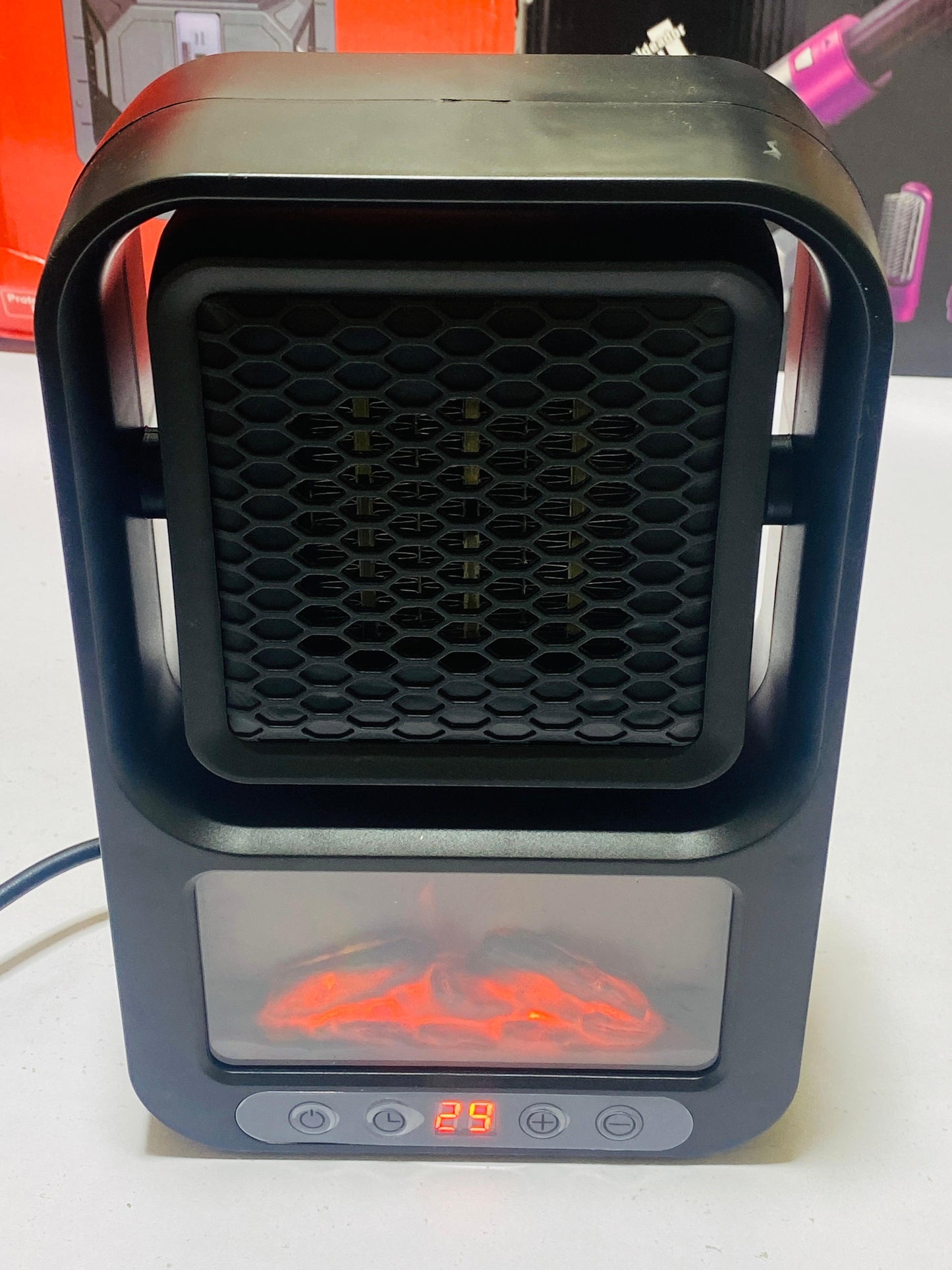 Portable 800W Electric Heater, Ceramic Electric Portable Fan Heater, Indoor Mini Desktop Space Heater