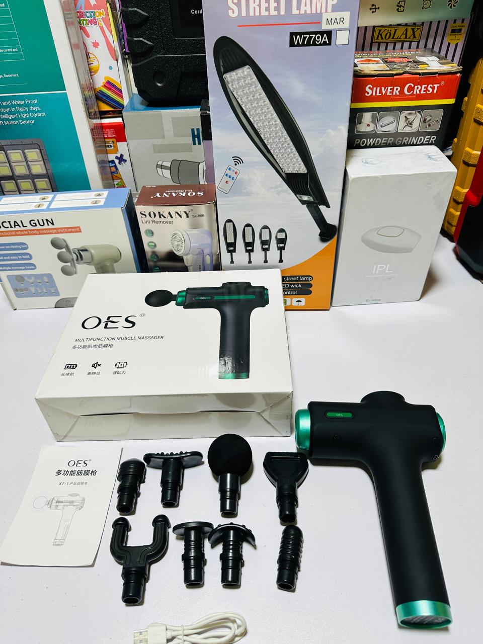 OES Digital Muscle Massager | 99 Speeds | Battery percentage indicator | Lithium Battery