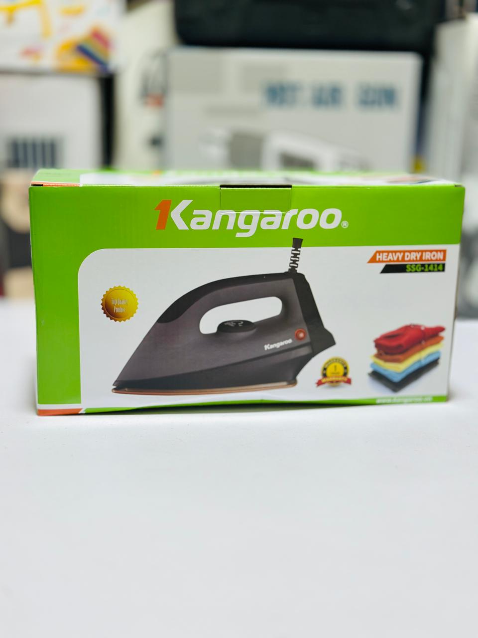 Kangaroo Ceramic Coated Soleplate Automatic Dry Iron