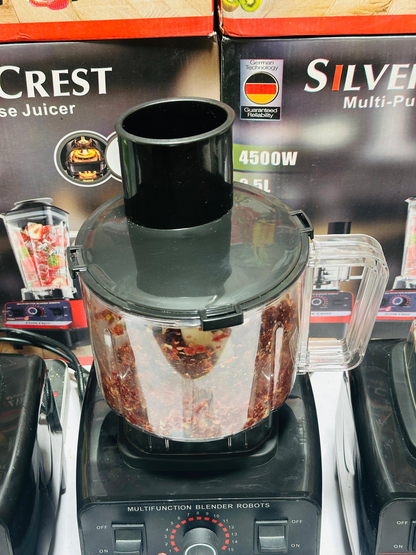 Silver Crest 3 in 1 Juicer | Chopper | Grinder | Fused switch | Made in Germany