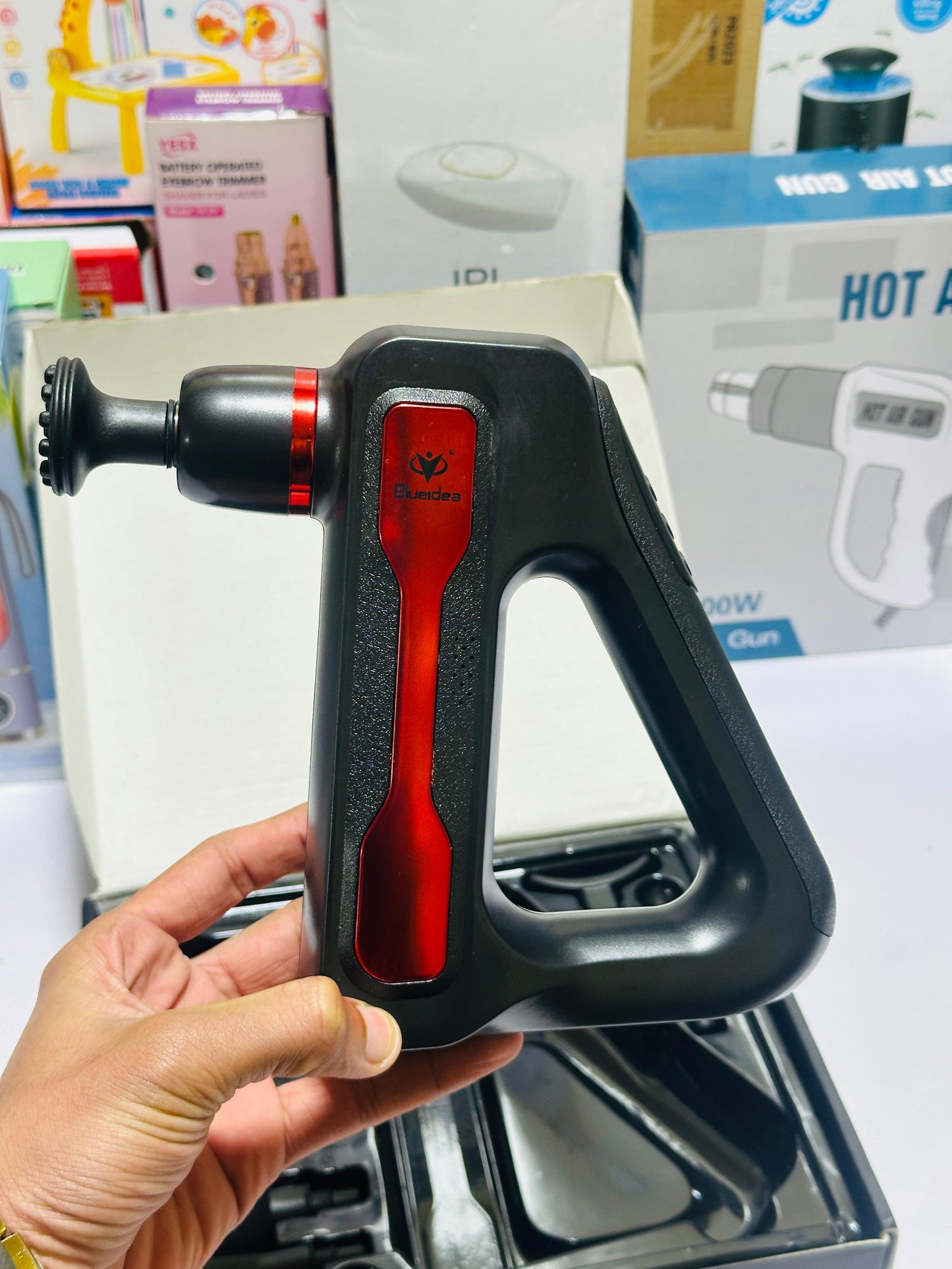 8 in 1 Massager | Digital Display | Rechargeable | BlueIdea