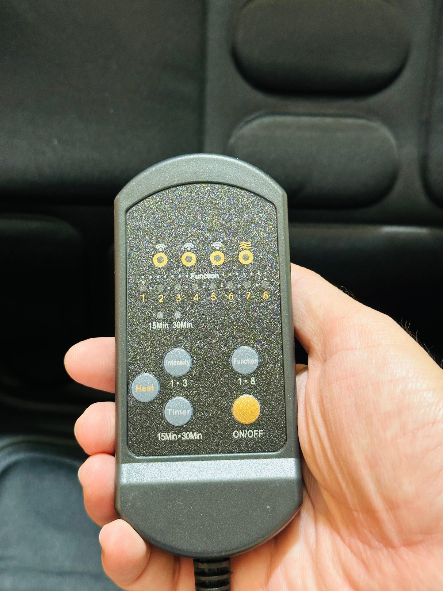 Electric Cushion Massager | Car plugin | multiple Massage Modes | Timer Function