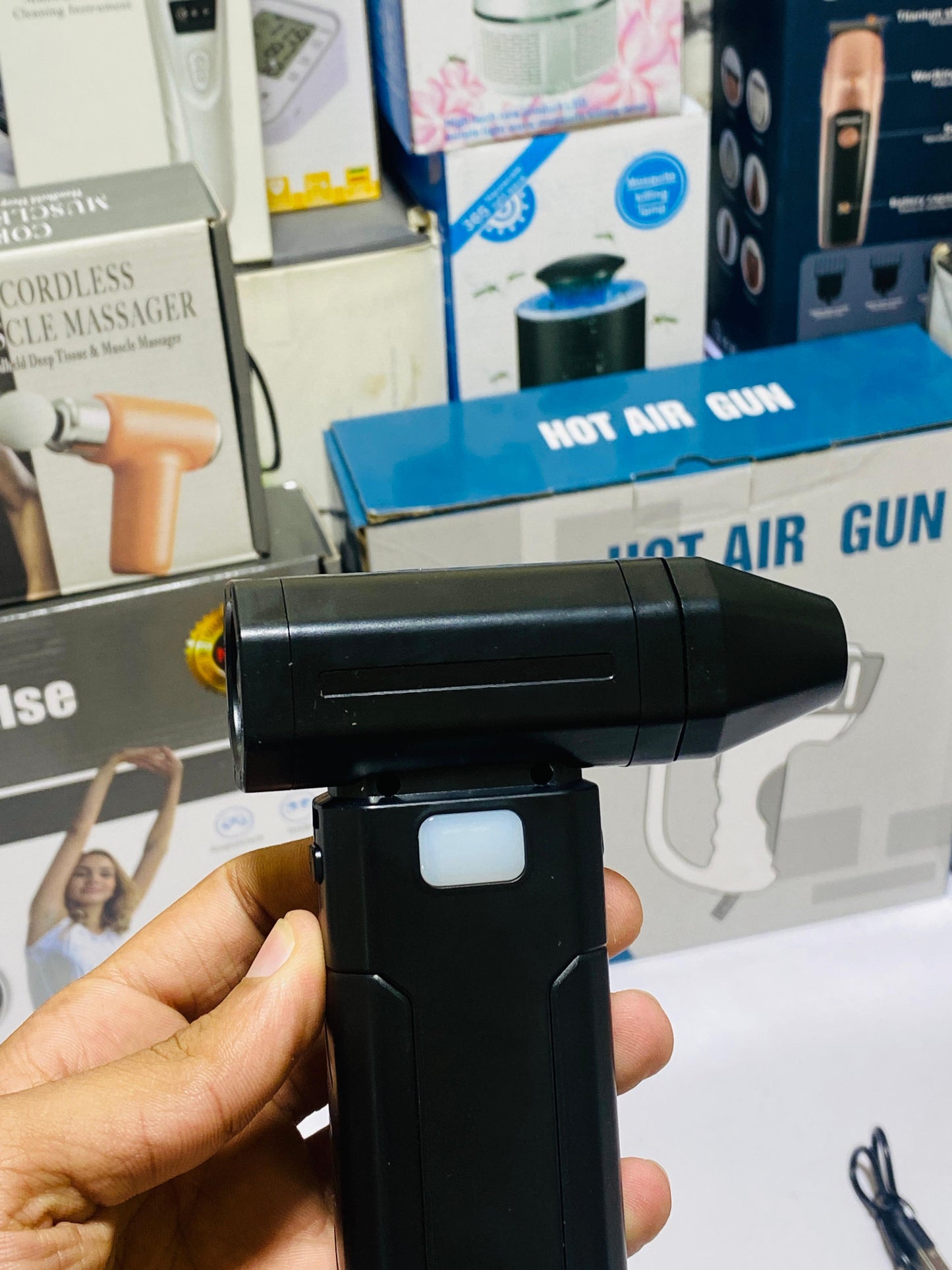 Mini Turbo Jet Fan | Rechargeable | Digital Screen | Turbo option | 5 speeds