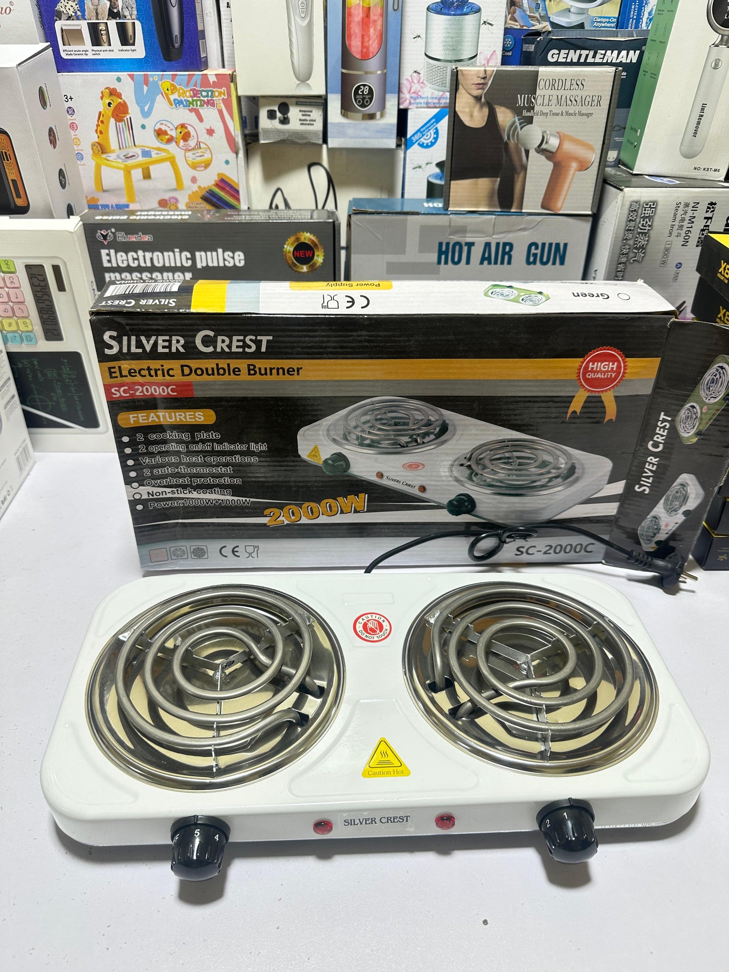 Electric Stove ( double ) & Hot Plate Cooker – Uniform Heating 2000W