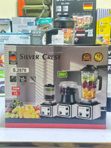 Silver Crest 3 in 1 Blender | Chopper | Grinder | Blender | 3 plug switch | 12 Months Warranty | 3 in 1 Juicer