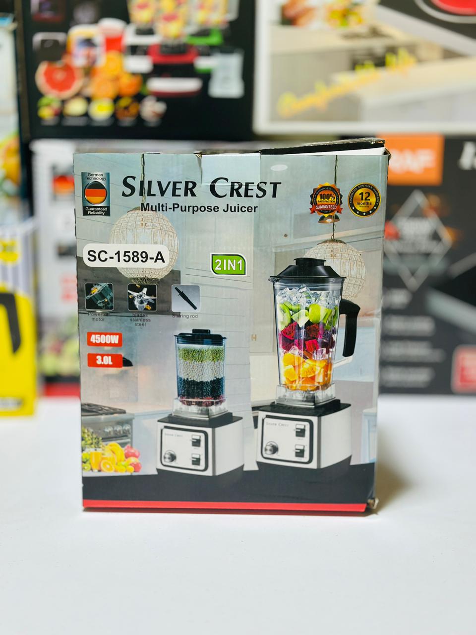 Original Silver Crest 2 in 1 Juicer blender | Heavy Duty | Commercial Use | 1 year warranty
