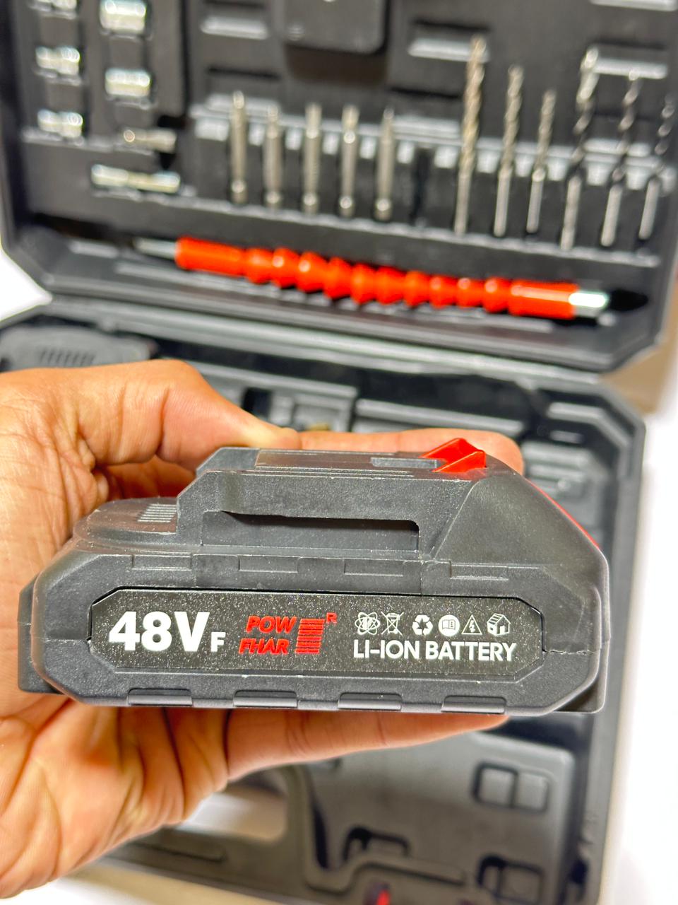 MAKUDA  Lithium Cordless Drill & Screwdriver 21V - Double Battery - Two Speed Brush less Motor