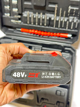 MAKUDA  Lithium Cordless Drill & Screwdriver 21V - Double Battery - Two Speed Brush less Motor