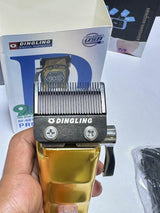 DINGLING RF-601 2000mAh High Quality Li-battery Professional Hair Clipper Stainless Steal Blades Led Digital Display Hair Trimmer