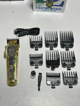 DINGLING RF-601 2000mAh High Quality Li-battery Professional Hair Clipper Stainless Steal Blades Led Digital Display Hair Trimmer