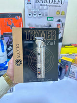 Trymer 7‑in‑1 Professional Grooming Kit – Stainless Steel, LED Display, 90 min Runtime, Travel Lock