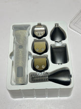 Trymer 7‑in‑1 Professional Grooming Kit – Stainless Steel, LED Display, 90 min Runtime, Travel Lock