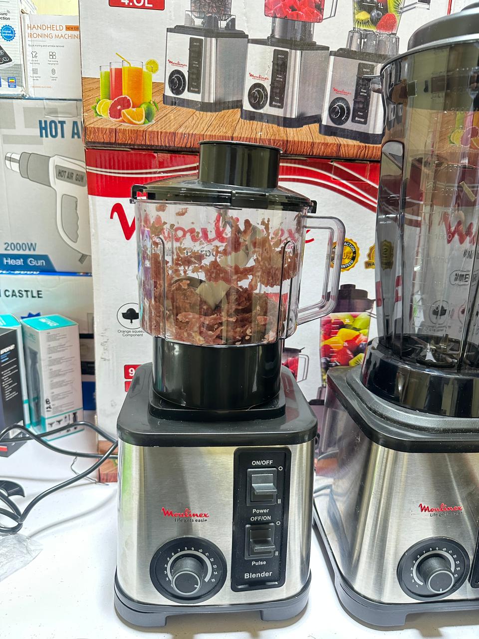 MOULINEX 8 in 1 Juicer Blender | Citrus Juicer | Chopper | Grinder | French Lott | 12 years international Warranty