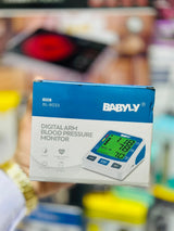 BABYLY WHO Approved BP monitor | Blood Pressure Machine| Cells operated - Plug & Play
