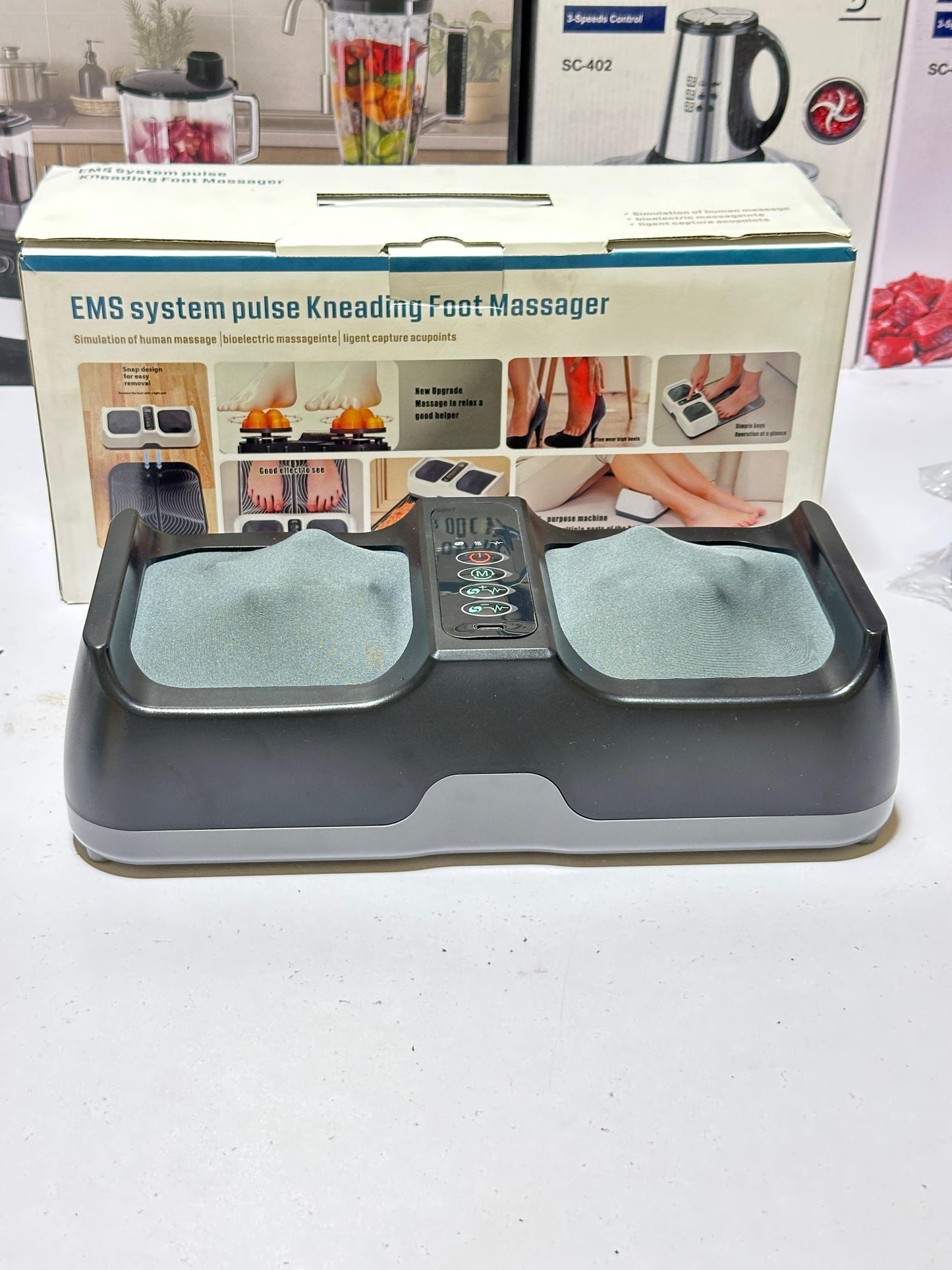 EMS Foot Massager | Pulse Massager | Foot kneeding Massager | Rechargeable | 2 in 1 imported