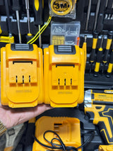 Origianl Dewalt 117 pcs Drill Machine kit | Rechargeable | 2 Batteries | 48V