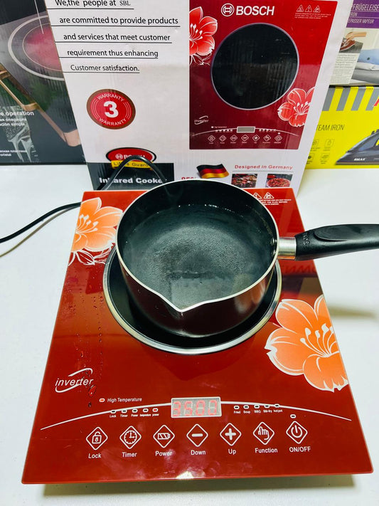 Bosch Infrared Cooker | 3500 Watts | Integrated Fuse | 3 Year International Warranty | 85% Energy Saving