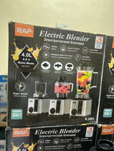 Food Processor – RAF Multi-Purpose Blender R.2877 – Powerful Kitchen Blender & Grinder – Heavy Duty Motor, Stainless Steel Blades,