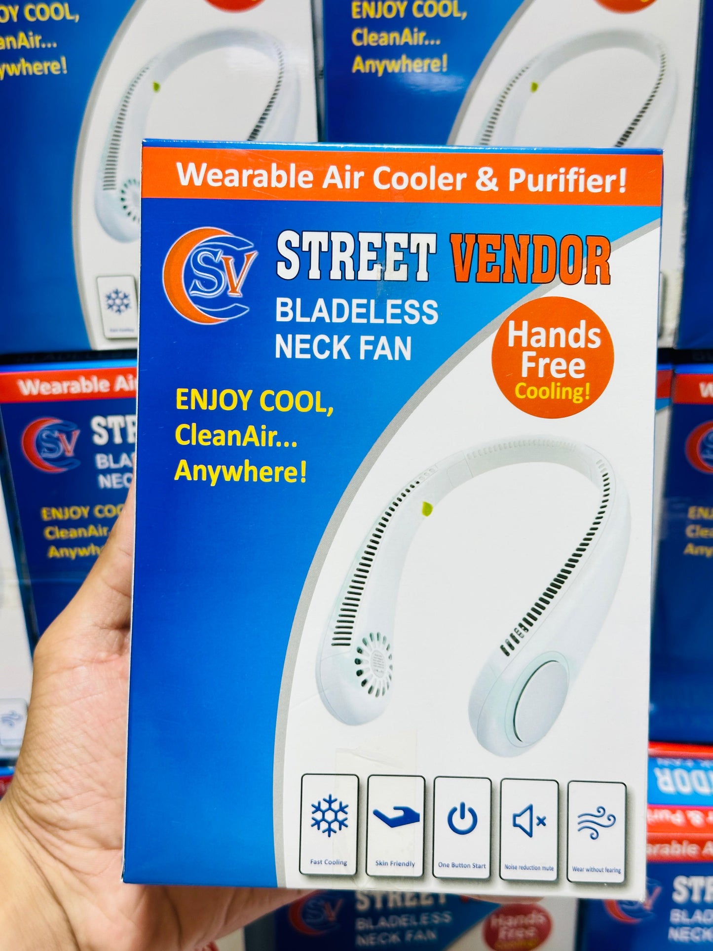 Rechargeable BladeLess Neck Fan | Rechargeable | Neck Fan | Cool Fan